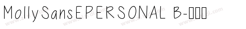 MollySansEPERSONAL B字体转换